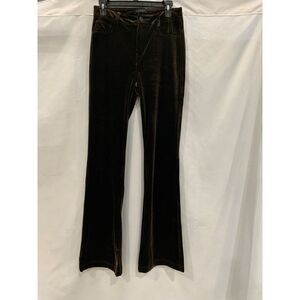 Bianco Holiday Ready Brown Velvet Pants